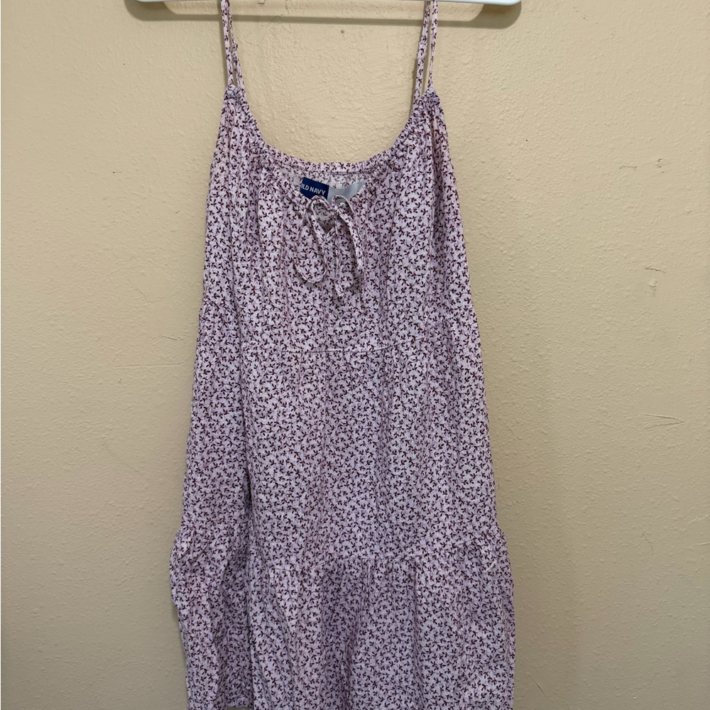 Old Navy Burgundy Floral Top
